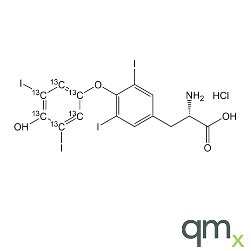 Thyroxine-[phenoxy-13C6] Hydrochloride 100 Âµg/ml, in Methanol