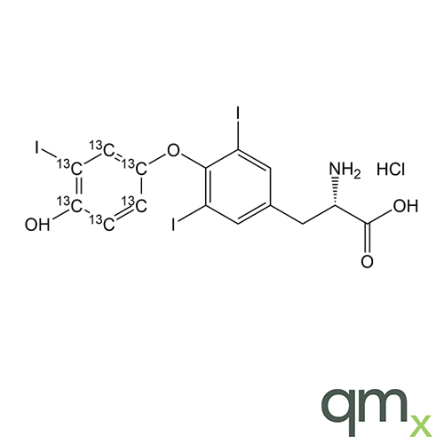 3',3,5-Triiodothyronine-[phenoxy-13C6] Hydrochloride 100 Âµg/ml, in Methanol