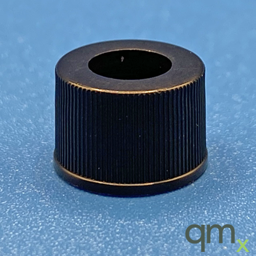 10-425 Black, Polypropylene Open Hole Cap