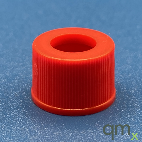 10-425 Red, Polypropylene Open Hole Cap