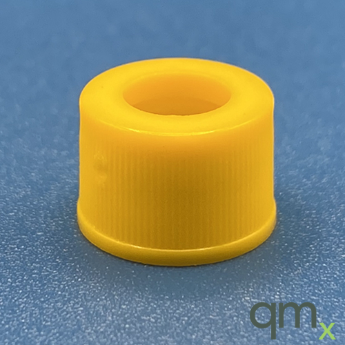10-425 Yellow, Polypropylene Open Hole Cap