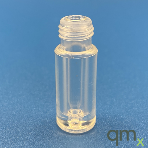 100-300Âµl Glass/Clear Plastic Limited Volume Screw-thread Vial, 9mm