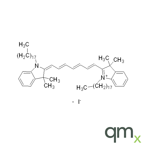 1,1-Dioctadecyl-3,3,3,3-tetramethylindotricarbocyanine Iodide (>90%), neat
