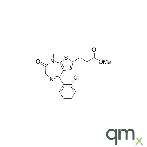 7-(2-Carbomethoxyethyl)-5-(2-chlorophenyl)-thieno-1,4-diazepin-2-one, neat