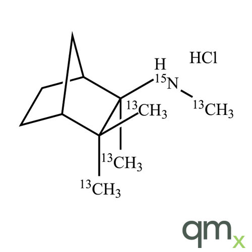 (+/-)-Mecamylamine-[13C4,15N] Hydrochloride