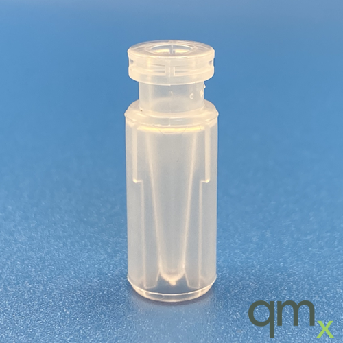 100ÂµL Clear Polypropylene Limited Volume Snap/Crimp Vial, 11mm