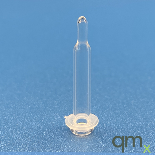 100Âµl Glass LV Insert w/Plastic Flange