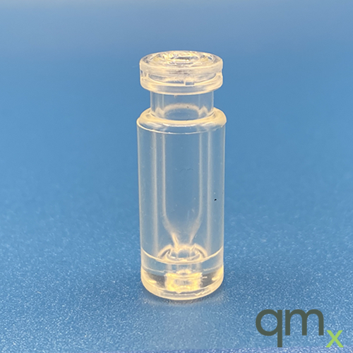 100Âµl Glass/Clear Plastic Limited Volume Snap/Crimp Vial, 11mm