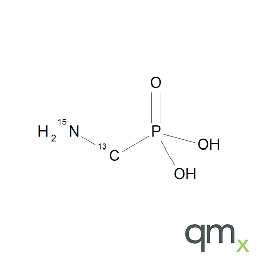 Aminomethylphosphonicacid 13C 15N 100ng/µl, in Water - Ehrenstorfer