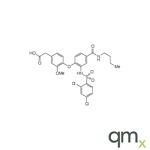 4-[4-[(Butylamino)carbonyl]-2-[[(2,4-dichlorophenyl)sulfonyl]amino]phenoxy]-3-methoxy-benzeneacetic Acid, neat