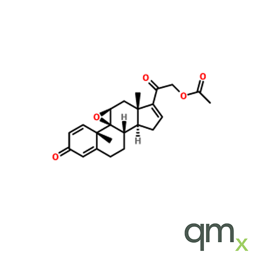 21-(Acetyloxy)-9b,11b-epoxy-pregna-1,4,16-triene-3,20-dione, neat