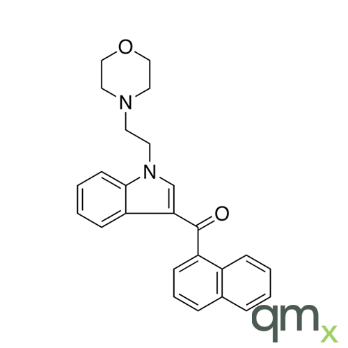 1-[2-(4-Morpholinyl)ethyl]-3-(1-naphthoyl)indoleJWH 200, neat