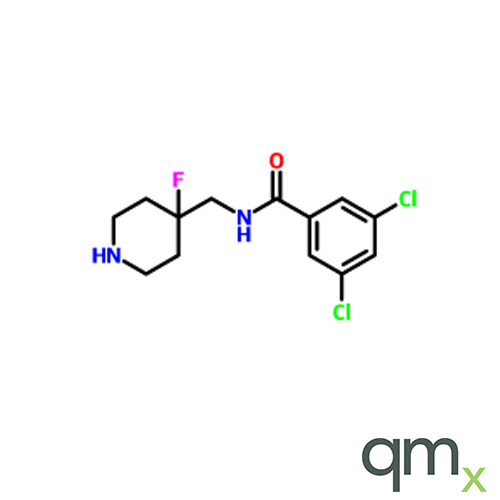 3,5-Dichloro-N-(4-fluoropiperidin-4-ylmethyl)benzamide, neat