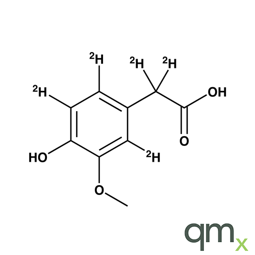 4-Hydroxy-3-Methoxyphenyl-[d3]-acetic-[d2] Acid (HVA-[d5]),