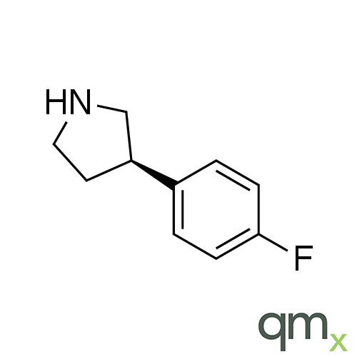 (R)-3-(4-Fluorophenyl)pyrrolidine, neat