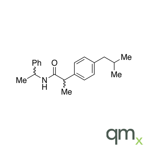 N-(1-Phenylethyl) Ibuprofen Amide(Mixture of 4 Diastereomers), neat