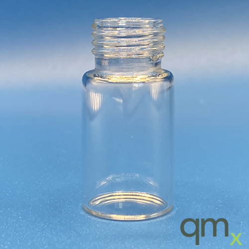 10ml Clear Headspace Vial, Flat Bottom, 23x46mm, 18mm Screw-thread