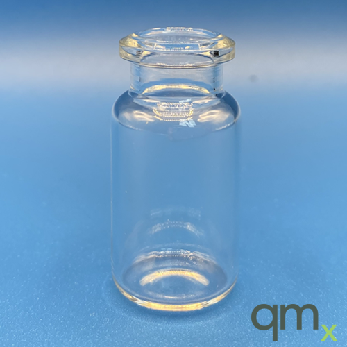 10ml Headspace Vial, Rounded Bottom, 23x46mm, 20mm Crimp
