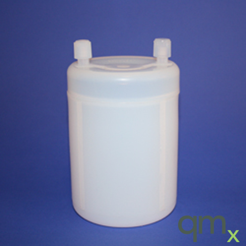 1100 ml sealed jar, (2) 1/4in ports