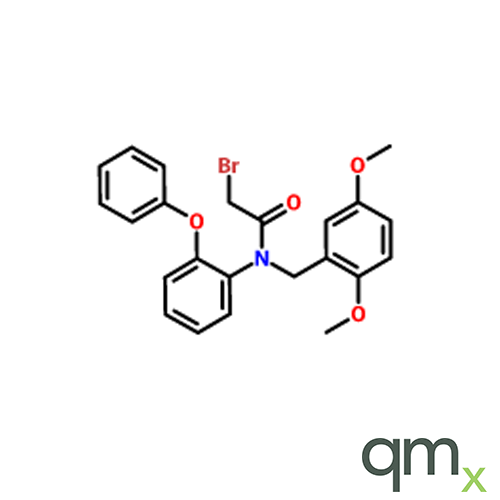 2-Bromo-N-[(2,5-dimethoxyphenyl)methyl]-N-(2-phenoxyphenyl)-acetamide, neat