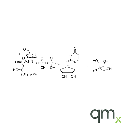 UDP-3-O[R-3-Hydroxymyristoyl]-N-acetylglucosamine Tris Salt (90%), neat