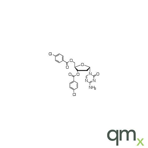 4-Amino-1-[3,5-bis-O-(4-chlorobenzoyl)-2-deoxy-a-D-erythro-pentofuranosyl]-1,3,5-triazin-2(1H)-one, neat