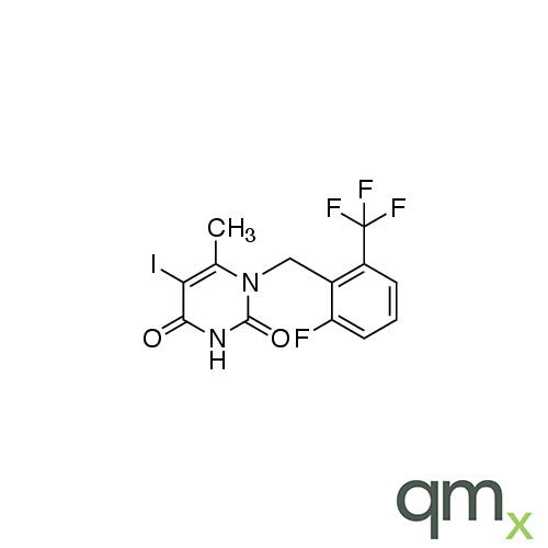 1-{[2-Fluoro-6-(trifluoromethyl)phenyl]methyl}-5-iodo-6-methyl-1,2,3,4-tetrahydropyrimidine-2,4-dione, neat