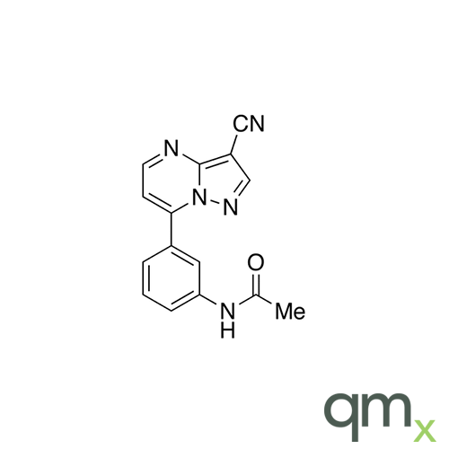 N-[3-(3-Cyanopyrazolo[1,5-a]pyrimidin-7-yl)phenyl]acetamide, neat