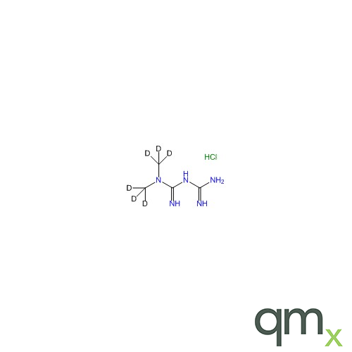 1,1-Dimethyl-d6-biguanide HCl (synonym Metformin HCl; N,N-Dimethyldiguanide HCl), neat