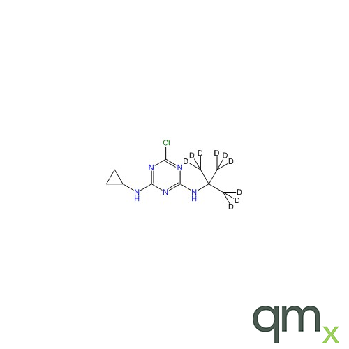 2-tert-Butylamino-d9-4-chloro-6-cyclopropylamino-1,3,5-triazine, neat