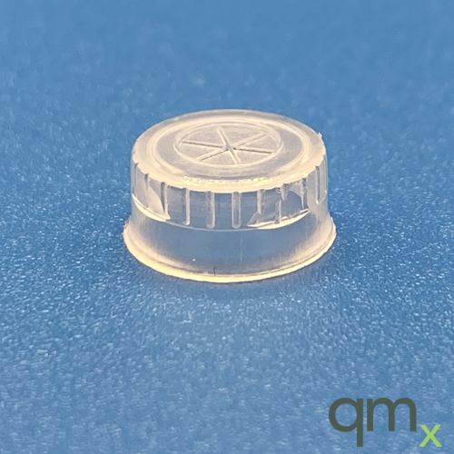 11mm Clear Poly Crimpâ„¢ Seal, w/Starburst [Pat.]