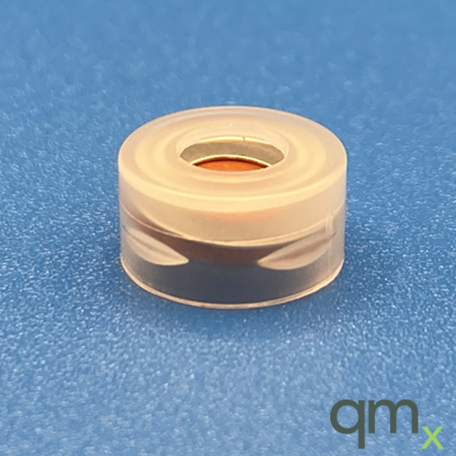 11mm Clear Snap Cap, PTFE/Butyl Rubber Lined - Magnetic