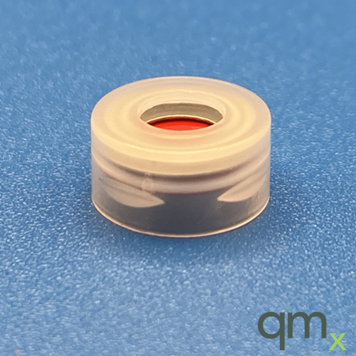 11mm Clear Snap Cap, PTFE/Silicone/PTFE Lined - Magnetic
