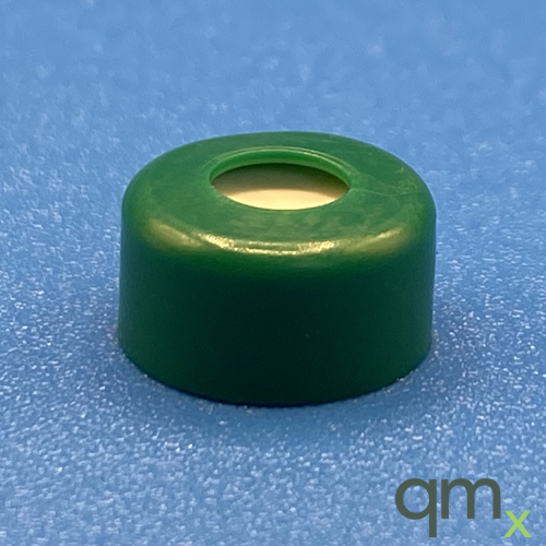 11mm Green Snap Cap, PTFE/Silicone