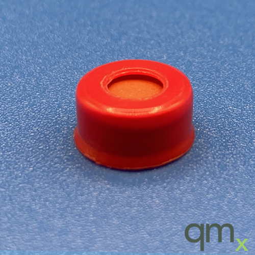 11mm Red Snap Cap, PTFE/Red Rubber
