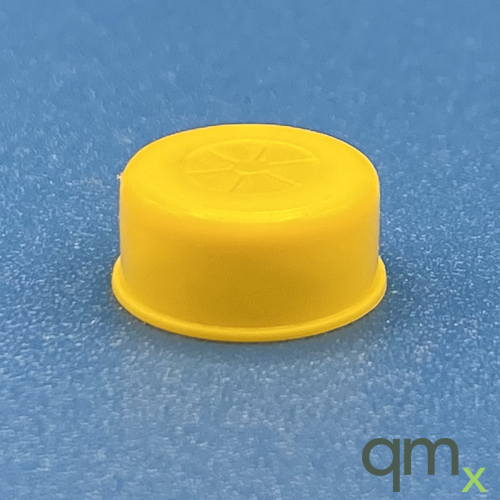 11mm Yellow Snap Cap Seal w/Starburst