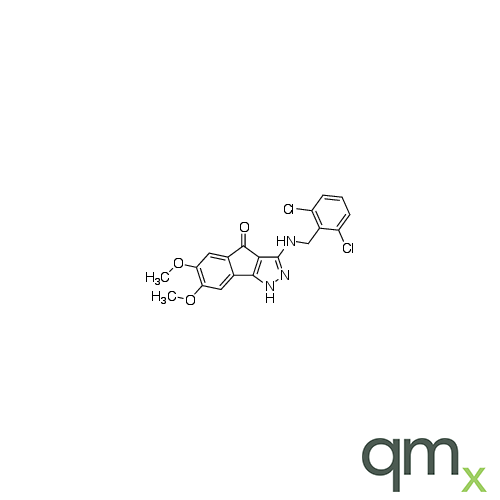 3-((2,6-dichlorobenzyl)amino)-6,7-dimethoxyindeno[1,2-c]pyrazol-4(1H)-one, neat