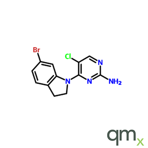 4-(6-Bromo-2,3-dihydro-1H-indol-1-yl)-5-chloro-2-pyrimidinamine, neat