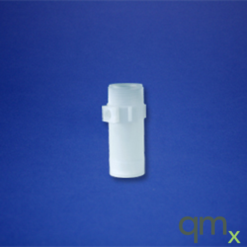 120 ml Column Component Vessel, Flat Interior, 1-1/2" MNPT, 1/4" FNPT Side Port