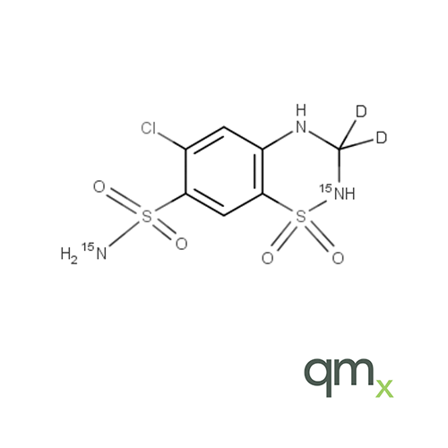 Hydrochlorothiazide-D2, 15N2, neat