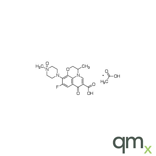 Ofloxacin N-Oxide Acetic Acid Salt (Mixture of Diastereomers), neat