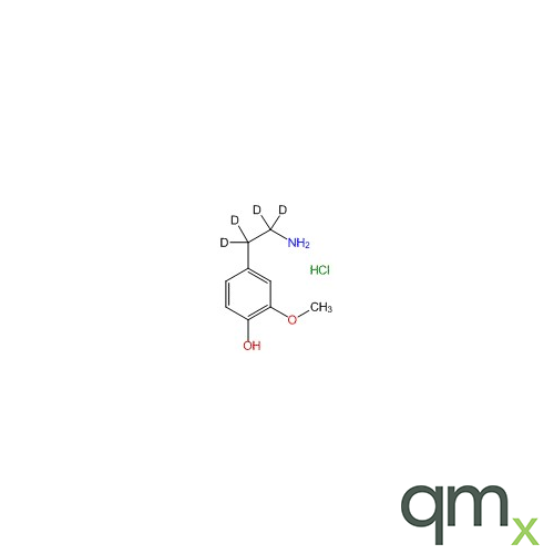 2-(4-Hydroxy-3-methoxyphenyl)ethyl-1,1,2,2-d4-amine HCl, neat