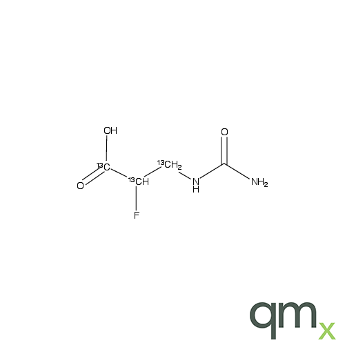 N-Carbamoyl-2-fluoro-ÃŸ-alanine-13C3, neat