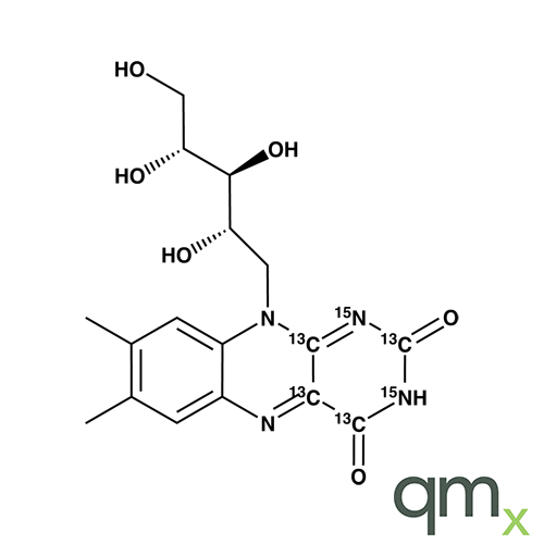 Riboflavin-[dioxopyrimidine-13C4, 15N2], neat