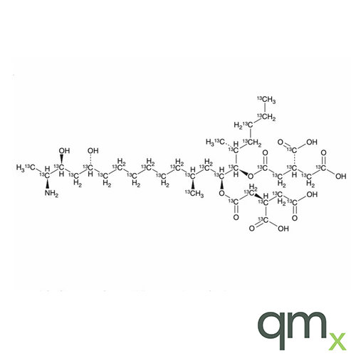 Fumonisin B2 13C34, 10µg/ml in Acetonitrile/Water - A2S Certified