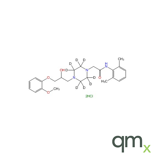 (Â±)-Ranolazine-d8 2HCl (piperazine-d8), neat