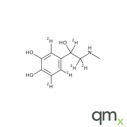 (Â±)-Epinephrine-2,5,6,alpha,beta,beta D6, 100Âµg/ml in Acetonitrile - A2S certified
