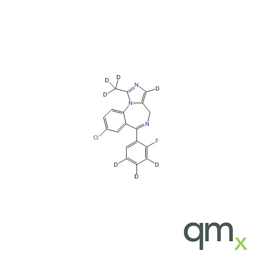 Midazolam-d7 (1-methyl-d3-4H-imidazo-3-d1; 2-fluorophenyl-3,4,5-d3), neat