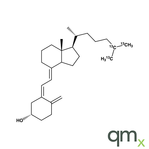 Vitamin D3-[25,26,27-13C3] 100 Âµg/ml, in Ethanol