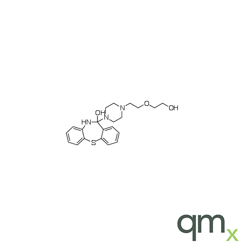 10,11-Dihydro-11-[4-[2-(2-hydroxyethoxy)ethyl]-1-piperazinyl]dibenzo[b,f][1,4]thiazepin-11-ol, neat